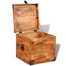 Rough Mango Wood Square Chest