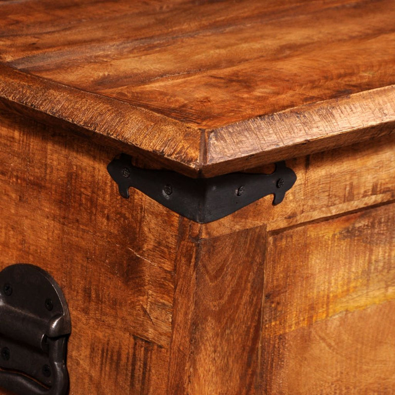 Rough Mango Wood Storage Chest