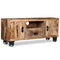 Rough Mango Wood TV Cabinet 110x30x50cm