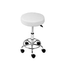 2X Salon Stool Round Swivel Barber Bar Stools Hydraulic Lift Chrome