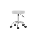 2X Salon Stool Round Swivel Barber Bar Stools Hydraulic Lift Chrome