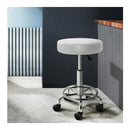 2X Salon Stool Round Swivel Barber Bar Stools Hydraulic Lift Chrome