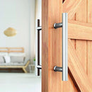 Round 300Mm Push Pull Stainless Steel Door Handle