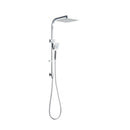 Round Handheld High Pressure Rain Shower Set Wall Chrome