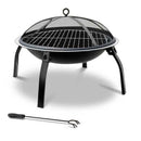 Round Portable Fire Pit
