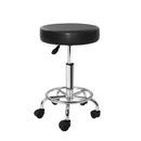 Round Salon Stool Pu Swivel Chair Hydraulic Lift
