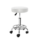 Round Salon Stool Pu Swivel Chair Hydraulic Lift