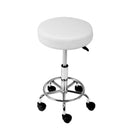Round Salon Stool Pu Swivel Chair Hydraulic Lift