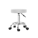 Round Salon Stool Pu Swivel Chair Hydraulic Lift