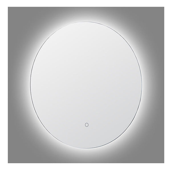 Round Touch Led Light Bathroom Vanity Wall Mounted Mirror 80Cm