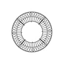 Round Tree Bench Black Steel