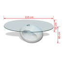 Round Coffee Table - White