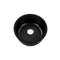 Round Granite Stone Kitchen Laundry Sink 430 X 200 Mm Black