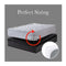Royal Comfort 1200Gsm Deluxe Mattress Topper Double White