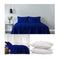 Royal Comfort Vintage Sheet Set 2 Down Pillows Set Single Royal Blue