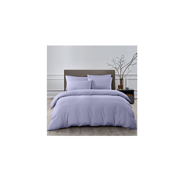 Royal Comfort Quilt Cover Set Hypoallergenic King Lilac Grey