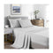 2000 Thread Count Bamboo Cooling Sheet Set King Pearl Stone