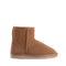 Ugg Slipper Boots Mens Leather Upper Wool Size 6 To 7 Camel