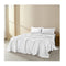 Royal Comfort Flax Linen Blend Sheet Set Bedding Luxury Queen White