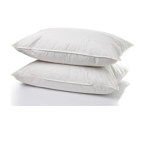 Royal Comfort Vintage Sheet Set Feather Down Pillows Set Double White