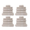 Royal Comfort 20 Piece Cotton Bamboo Towel Bundle Set Luxurious Beige