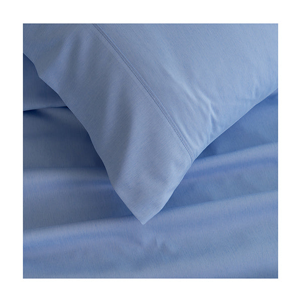 3000 Thread Cooling Sheet Set Ultra Soft Bedding Queen Light Blue