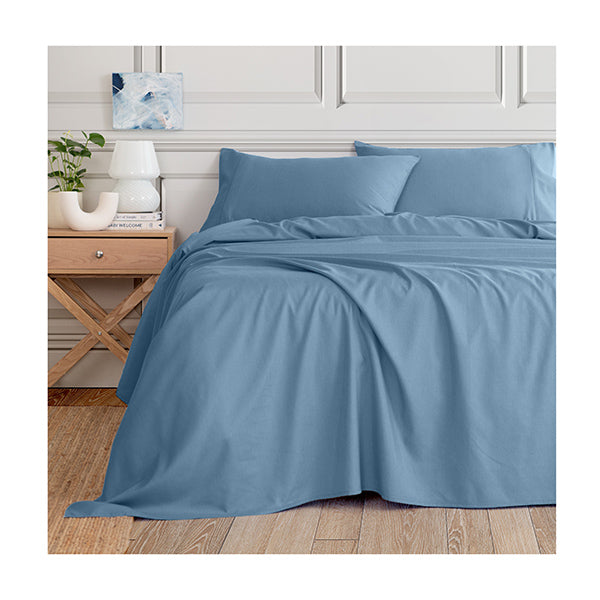 3000 Thread Count Bamboo Cooling Ultra Soft Bedding Denim King