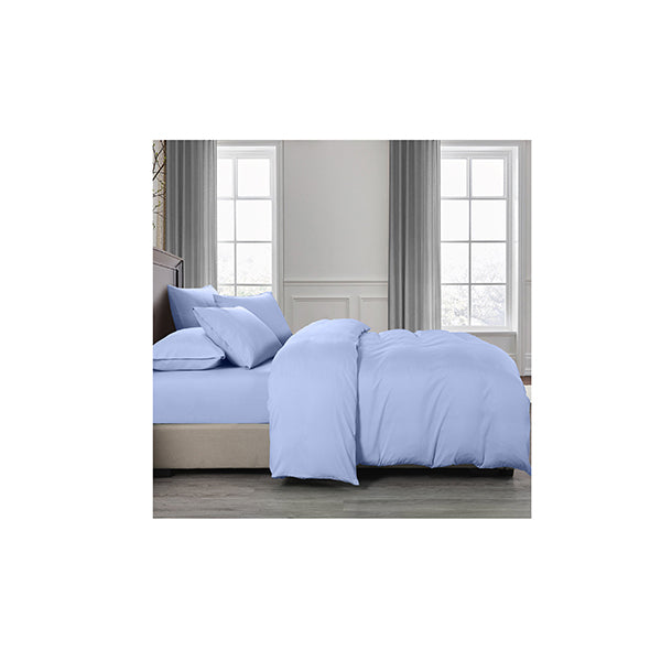 Royal Comfort Quilt Cover Set Hypoallergenic King Light Blue