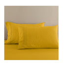Royal Comfort Flax Linen Blend Sheet Set Bedding Queen Mustard Gold