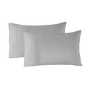 Royal Comfort Bamboo Blended Sheet Pillowcases Set King Light Grey