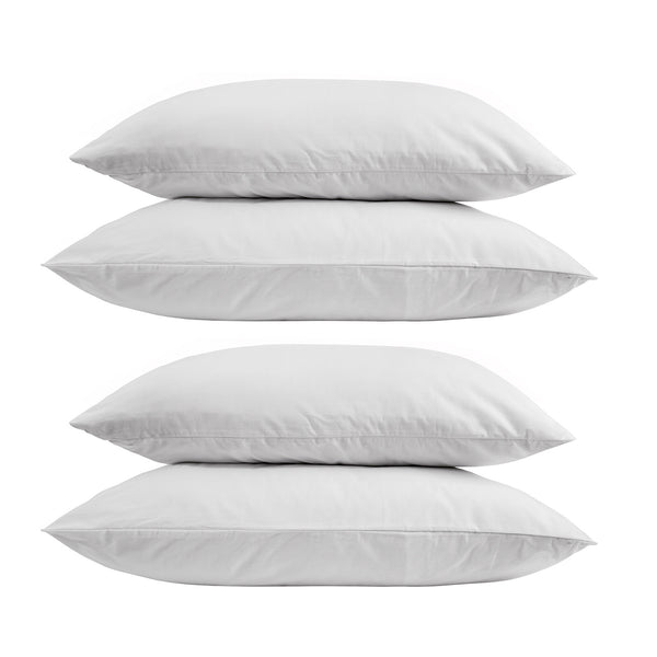 Royal Comfort Goose Feather Down Pillows 1000Gsm 4 Pack Hotel Quality