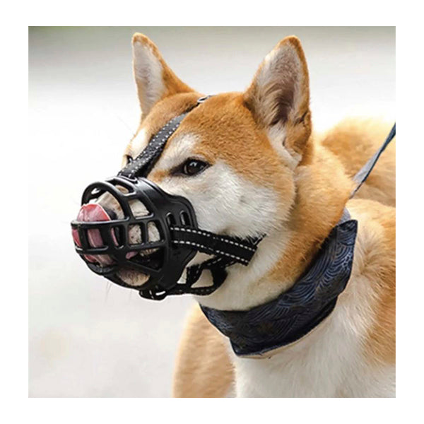 Rubber Dog Muzzle Basket Mouth Guard For Puppy Extra Small