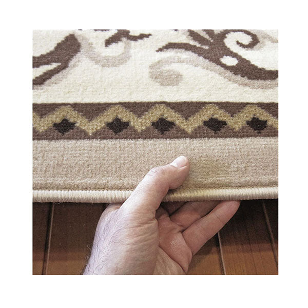Ruby Beige Hallway Runner Rug