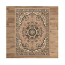 Ruby Beige Non Shedding Rug