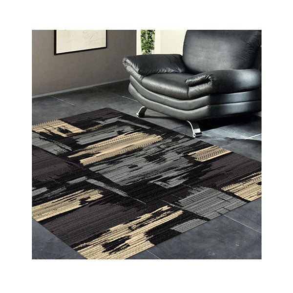 Ruby Black Moth Resistant Rug