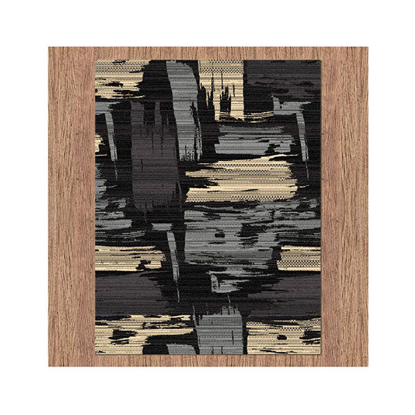 Ruby Black Moth Resistant Rug