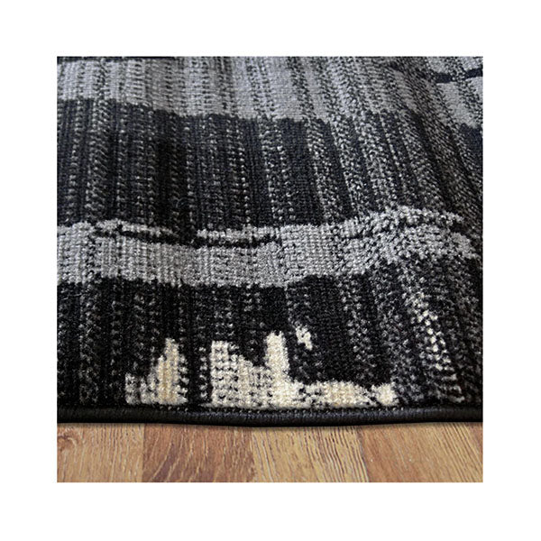 Ruby Black Moth Resistant Rug