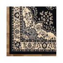 Ruby Black Non Shedding Rug