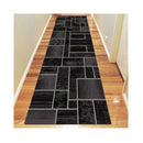 Ruby Black Stain Resistant Rug