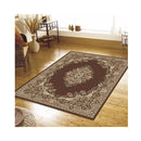 Ruby Brown Hallway Runner Non Shedding Rug