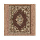 Ruby Brown Hallway Runner Non Shedding Rug