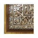 Ruby Brown Hallway Runner Non Shedding Rug