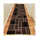 Ruby Brown Stain Resistant Rug