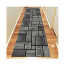 Ruby Grey Hallway Runner Moth Resistant Rug