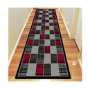 Ruby Red Stain Resistant Rug