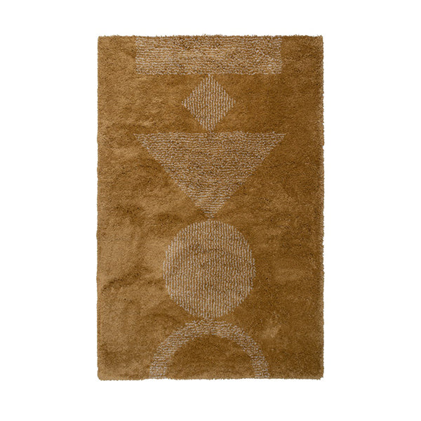 Neo Totem Gold Rug 200Cm X 290Cm