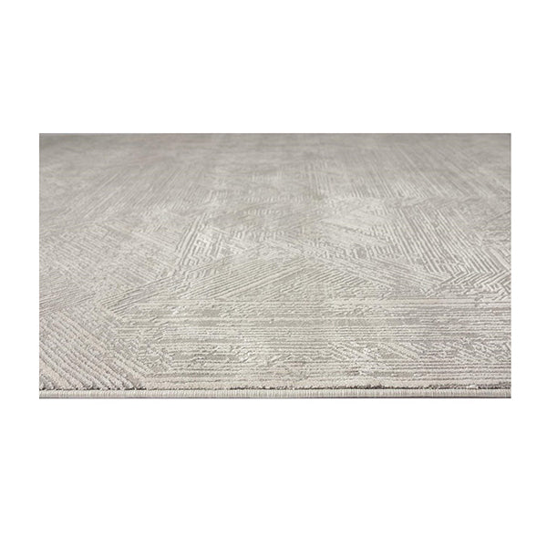 Contemporary Semi Classical Grey Rug 80Cm X 140Cm