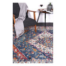 Delicate Navy Multi Oriental Rug