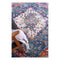 Delicate Navy Multi Oriental Rug