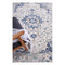Delicate Navy Blue Traditional Rug